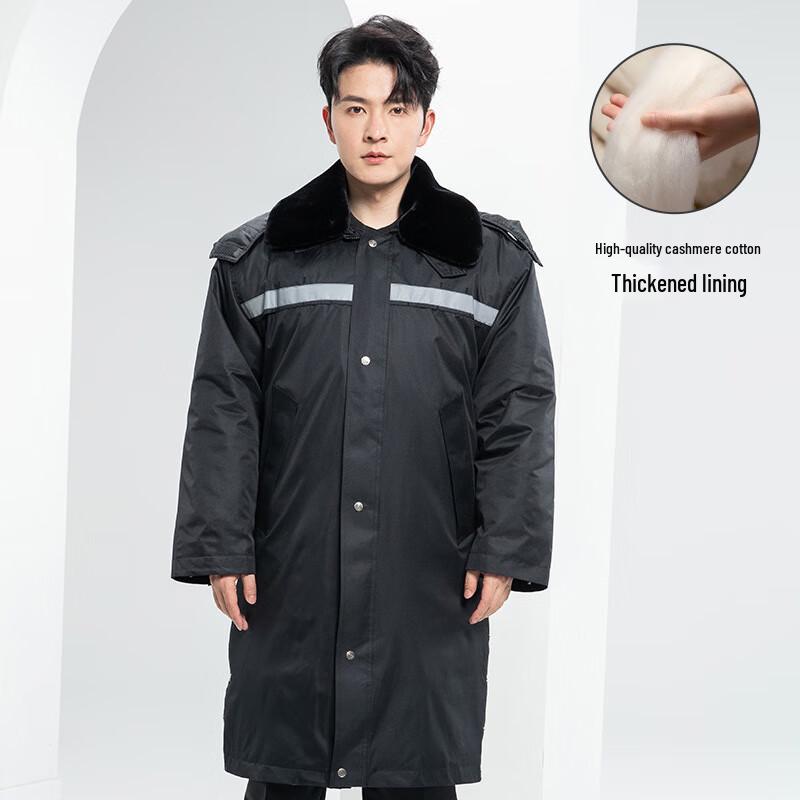 Мужской зимний теплый длинный хлопковый пальто Tianhengyucheng