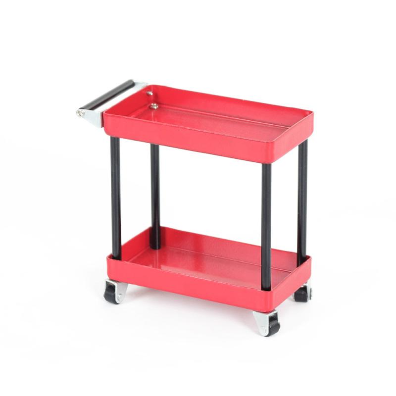 2-слойная металлическая стойка для радиоуправляемых автомобилей, тележка для обслуживания автомобилей 1/8, 1/10, 1/12, 1/16, инструменты для запасных частей для радиоуправляемых автомобилей