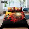 Комплект постельного белья с изображением мотоцикла 3D Queen Bedding Duvet Cover Set Bedding Bed Cover Queen Bedroom Bed Cover Set Bed Set Bedding