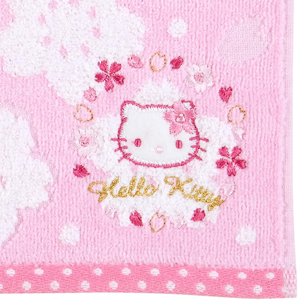 Sanrio Sanrio Sakura Design Series Petit Towel Hello Kitty hello kitty 25 x 25 x cm Character 963364 SANRIO (SANRIO) Kitty-chan 0.3