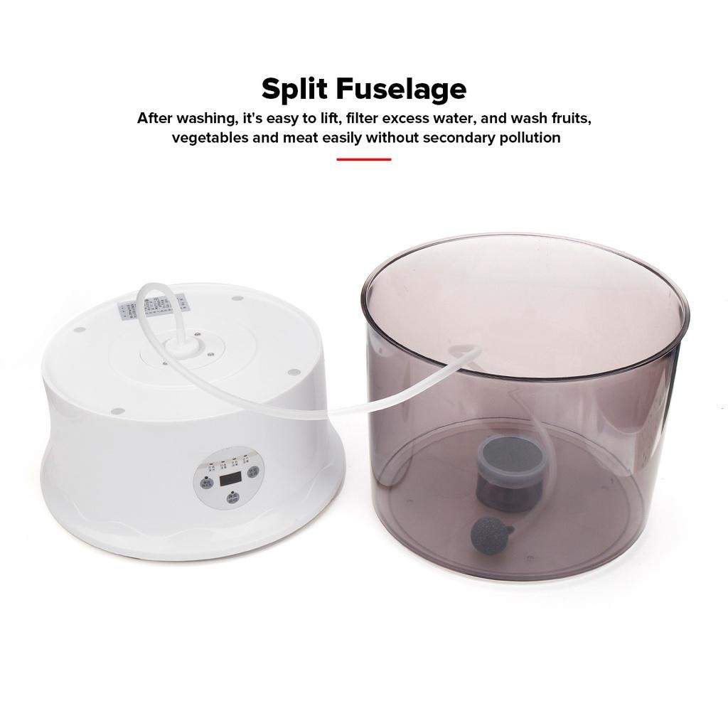 9л Портативная Ультразвуковая Машина для Чистки Овощи Фрукты Машина для Чистки Стиральная Машина Стерилизатор Концентратор Кислорода Стиральная Машина