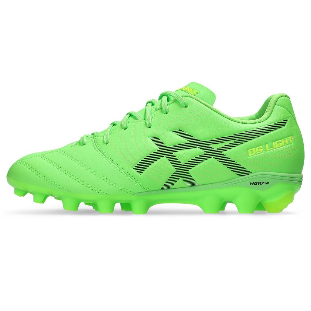 Asics DS LIGHT JR GS 1104A054 Soccer Size 300 Size 2E Shoes, Unisex, (Green Gecko/Black), 23.5 Cm,