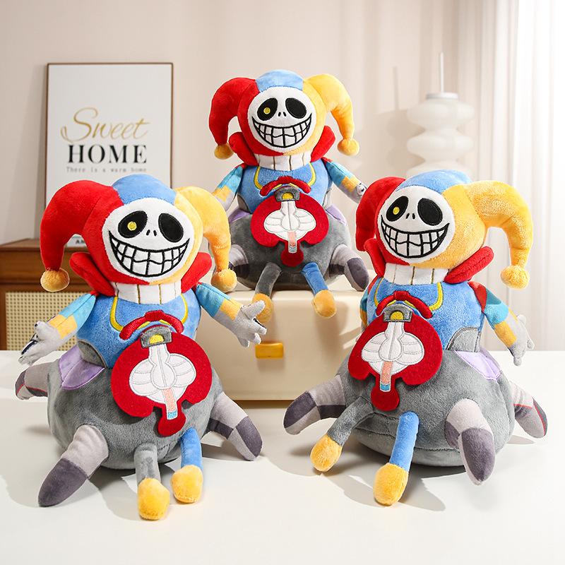 35CM Poppy Playtime 5 Clown Monster Plush Toy Soft Stuffed Game Character Doll For Game Enthusiasts Collectors Home Decor