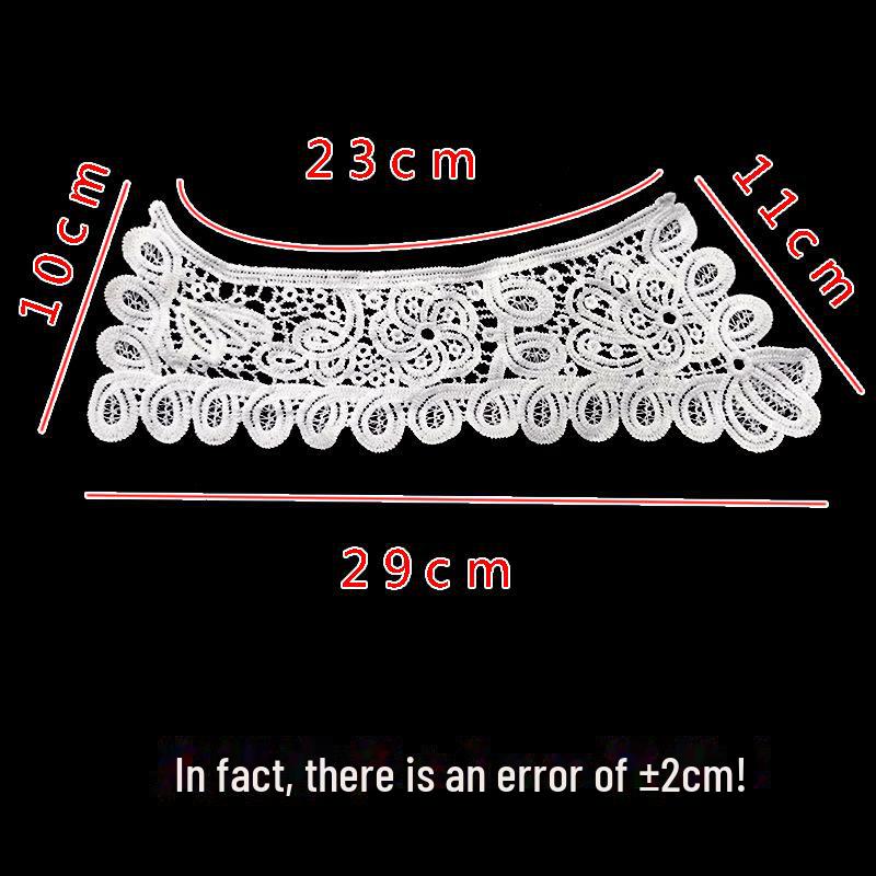 3D кружево вышивка цветочный воротник DIY аксессуар