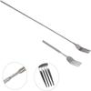 Fruit Dinner BBQ Extendable Fork Stainless Steel Meat Fork Cutlery Forks