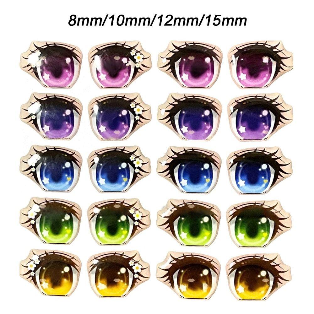 Глазные чипсы Бумага Мультяшные глаза Наклейки Переводные картинки Лицо Орган Пастер Новая Аниме Фигурка Кукла