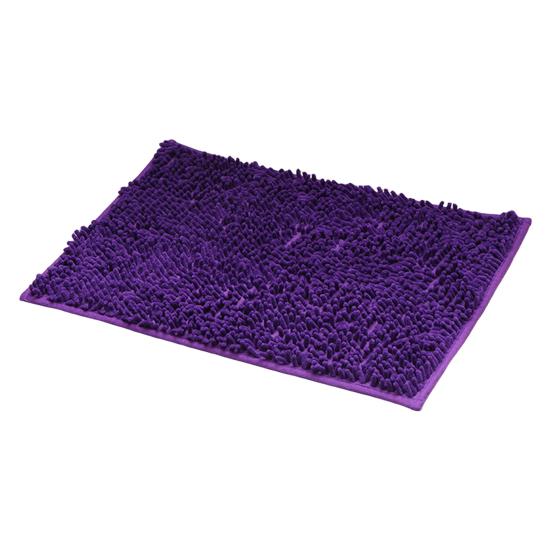 Mat Anti-Slip Bathroom Rug Quick Absorbent Quick-Drying Bath Mat Solid Color Long Hair Multipurpose