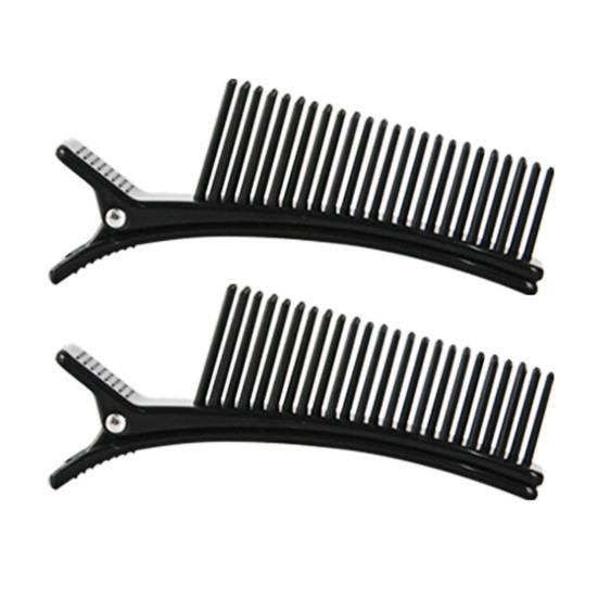 2 шт. зажим для укладки волос, профессиональный нескользящий гребень для пробора без следов, зажим для волос с клювом утки, домашний салон, женская стрижка волос