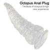 Стимулятор анальной пробки Игрушки для анального секса Присоска-осьминог Анальная пробка Расширение ануса Массажер простаты Дилдо для женщин мужчин