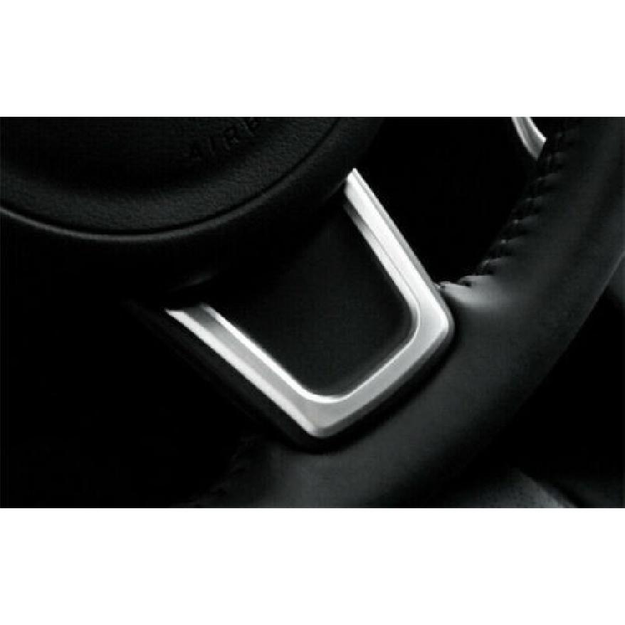 Matte Silver ABS For Jaguar XF 2016-2020 Cover Trim 1PCS Steering Wheel Sheet