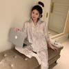 "Women's Cherry Pajama Set – Sweet Style, Short-Sleeved Top, and Comfortable Trousers for Home"