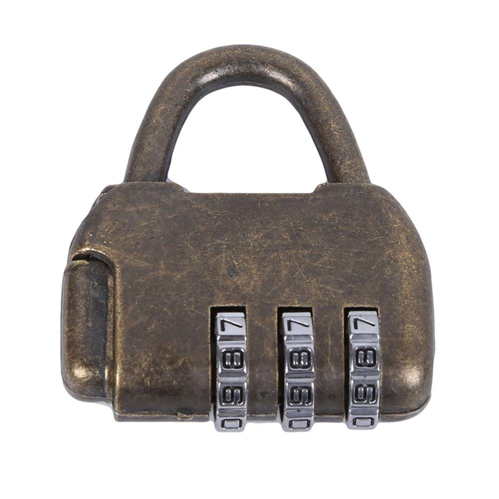 Anti-Theft Digit Cabinet Resettable Combination Case Keyless Padlock Password Lock Code Lock