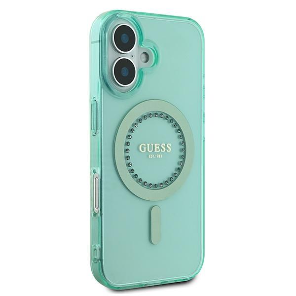 Etui do iPhone 16 Plus Guess MagSafe Hardcase Zielony