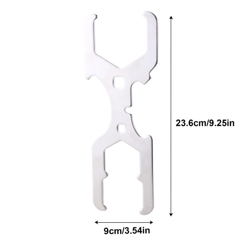 Sink Wrench Plumbing Tool Sink Strainer Wrench for Metal Slip Joint Nuts Lock Nuts Slip Joint Wing Nuts