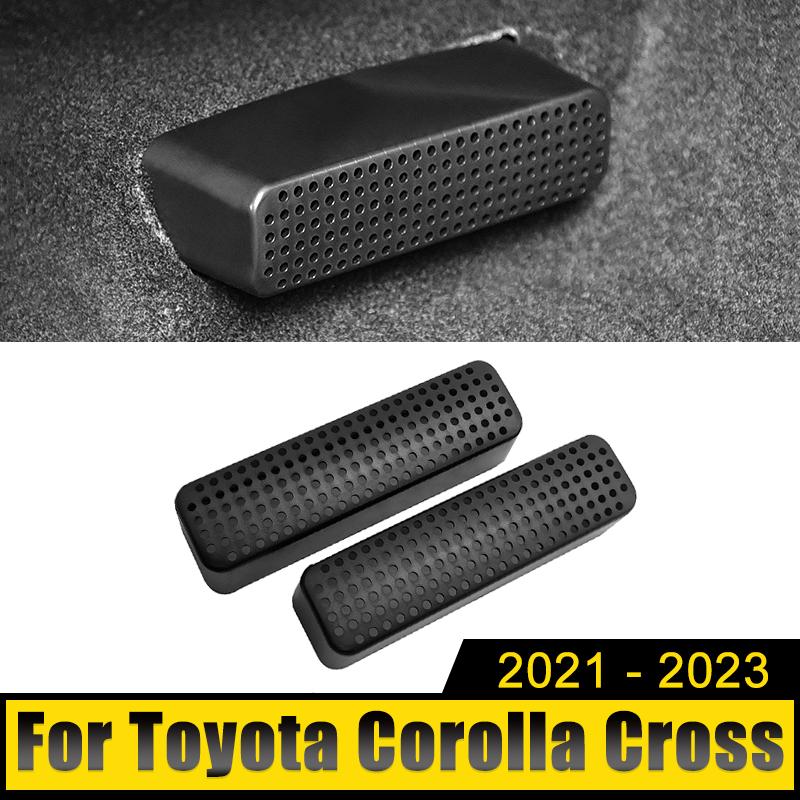 Автомобильные аксессуары для Toyota Corolla Cross XG10-2023 гибридное вентиляционное отверстие на заднем сиденье, антиблокирующая пылезащитная крышка, сетчатое выпускное отверстие для воздуха