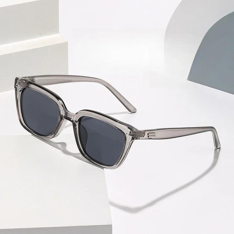 Дизайн люксового бренда Модные солнцезащитные очки с квадратной оправой Ретро уличный стиль Защита от УФ-лучей Трендовая оправа Классические очки для вождения