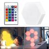 RGB LED Quantum Wireless Hexagon Lamp Сенсорный Ночной Светильник Спальня Сотовые Настенные Лампы Управление Цветной Светодиодный Светильник Для Шкафа