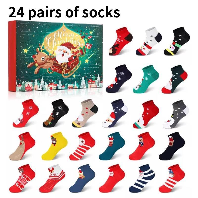 Очаровательный Рождественский Гном Обратный Отсчет Адвент-Календарь Слепая Коробка Набор Игрушек Для