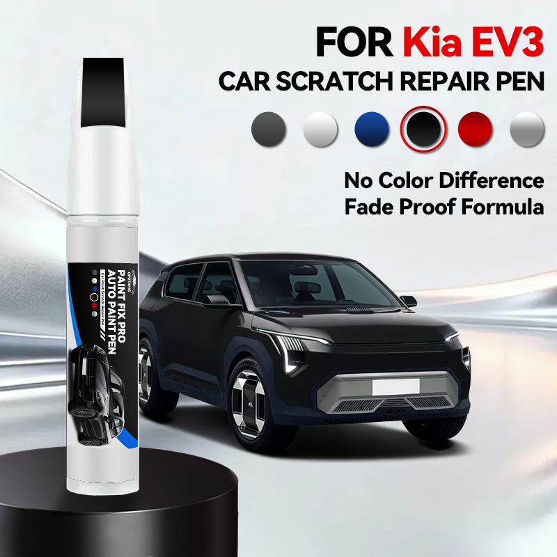 Car Paint Repair Pen For KIA EV3 Paint Scratch Repair Accessories Black 9B Green Grey Orange 06 White Pearl U4 Black 9B