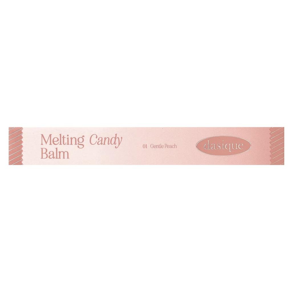 DASIQUE Тающий бальзам Candy Balm, 01 Нежный персик, 1,5 г (0,05 унции)