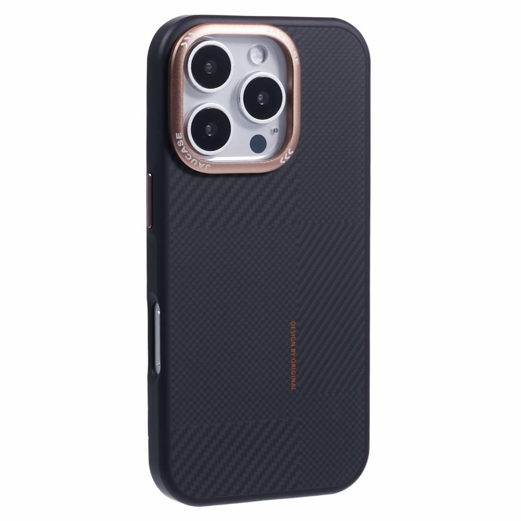 JAUCASE Чехол для iPhone 16 Pro, ПК+ТПУ, Текстурированный чехол для телефона, Совместим с MagSafe