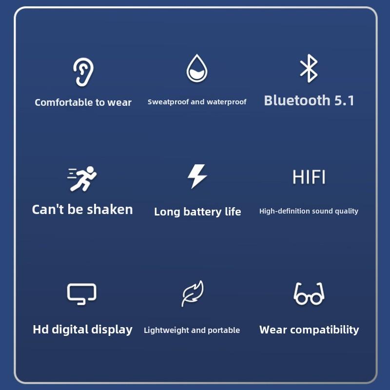 Беспроводная Bluetooth-гарнитура Мини-спортивная внутриканальная сенсорная цифровая Bluetooth-гарнитура TWS