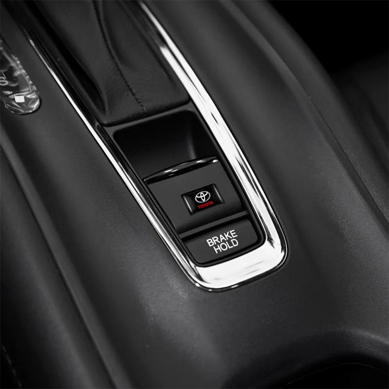 10pcs Epoxy Car Window Lift Button Steering Wheel Stickers For Toyota