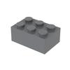 [FunBrick] 10/30/50 ШТ. 2x3 Точки DIY Строительные Блоки Совместимы с Кирпичиками 3002 2*3 Точки Образовательные Творческие Размерные Игрушки