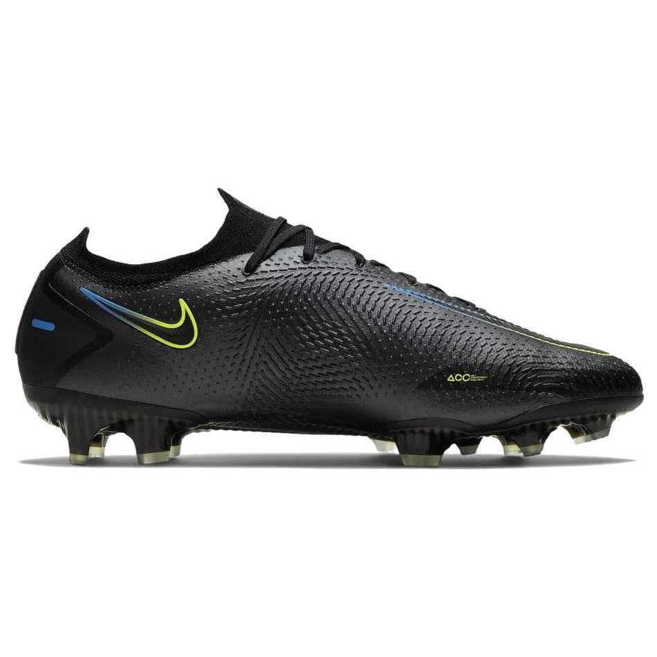 Nike Черные кроссовки унисекс Phantom GT Elite FG Cyber ​​Светло-фото-синие CK8439-090