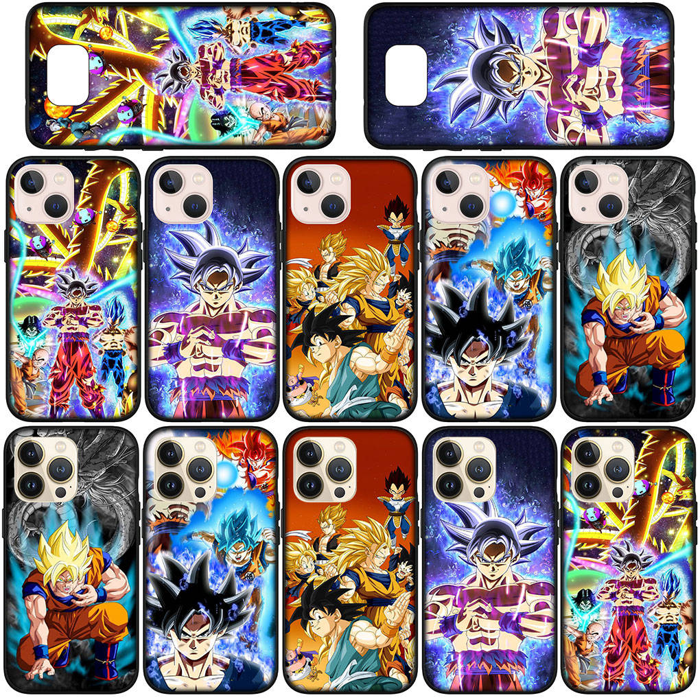 Для Samsung Galaxy S24 S23 iPhone 16 15 14 Xiaomi Redmi Note 13 12 11 10Plus 9 Pro Max X XR чехол для телефона Goku Dragon Ball DragonBall OPPO Huawei чехол
