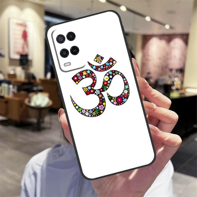 Чехол Yoga Om Hindu Symbol для Oppo A40 A60 A80 A18 A38 A58 A78 A98 A16 A76 A96 A15 A17 A77 A74 A94 A54 A57S