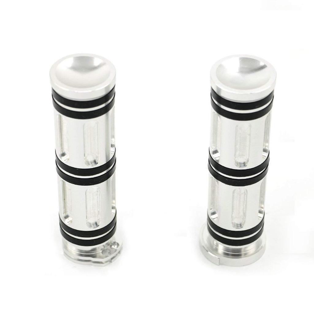 Karun Сверхмощный CNC Заготовка 1" Руль Рукоятка Sportster Dyna Softail Touring Серебристый