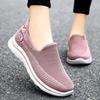 Shoes Women's Autumn Middle-aged and Old Mother Shoes One-pedal Flat-soled Elderly Shoes Non-slip Soft-soled Fly-woven Women's Shoes