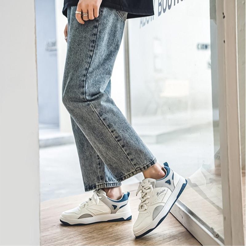 Мода Мужская Мода Повседневные Кроссовки Нескользящая Удобная Обувь для Бега Мужская Обувь на Плоской Подошве Дышащая Вулканизированная Обувь Zapatillas Hombre