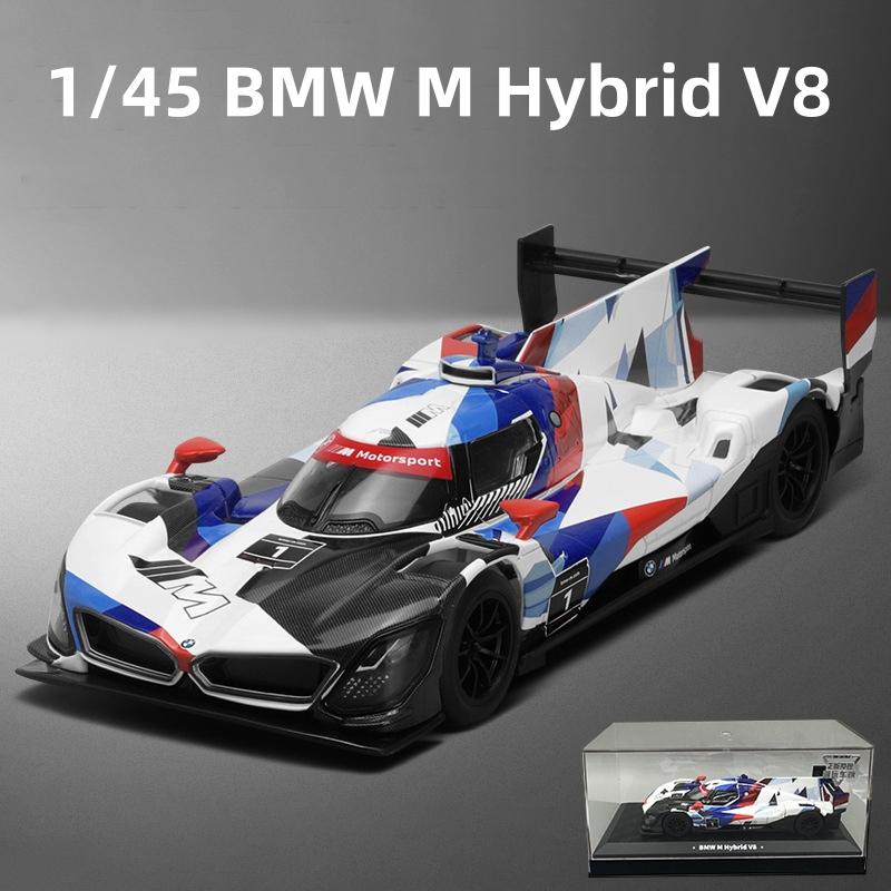 1/45 BMW M Hybrid V8 Super Racing Металлическая модель автомобиля Литье под давлением и Игрушечные транспортные средства Модель автомобиля Миниатюрная масштабная модель автомобиля для детей