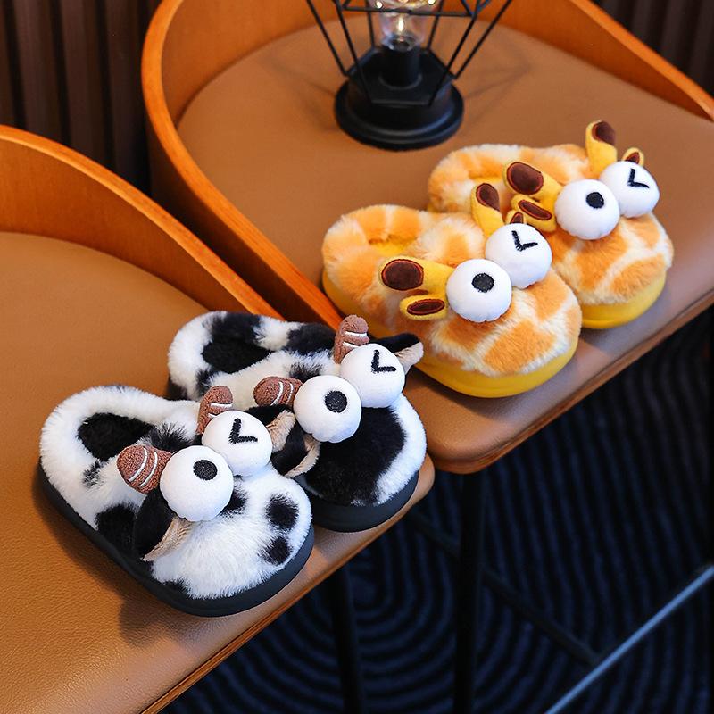 Новые нескользящие хлопковые тапочки для детей и дома