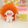 11cm Naked Doll Deciduous Toy Colorful Fluffy Hair Plushies Teeth 12-Constellation Unfinished Pretend Toy Cotton Stuffed