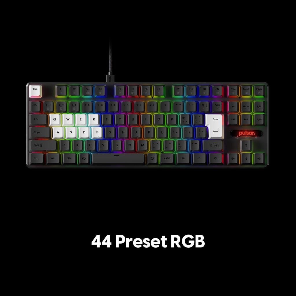 Игровая клавиатура Pulsar Gaming Gears PCMK 2HE TKL Раскладка JIS Японская 91 клавиша Магнитные переключатели Частота опроса 8K [Оригинальный продукт для внутреннего рынка]