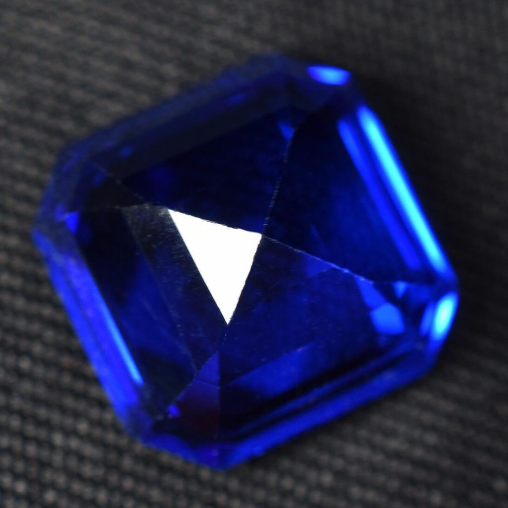 Natural Blue Tanzanite Loose Gemstone Father'S Day 8.50 ct Square Cut for Jewelry Making and Crafts