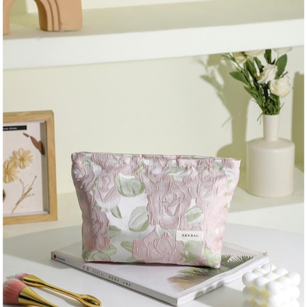 Women Cosmetic Bag Large Capacity Makeup Storage Bag Travel Portable Organizer Zipper Wash Bag Multifunction Storage Case