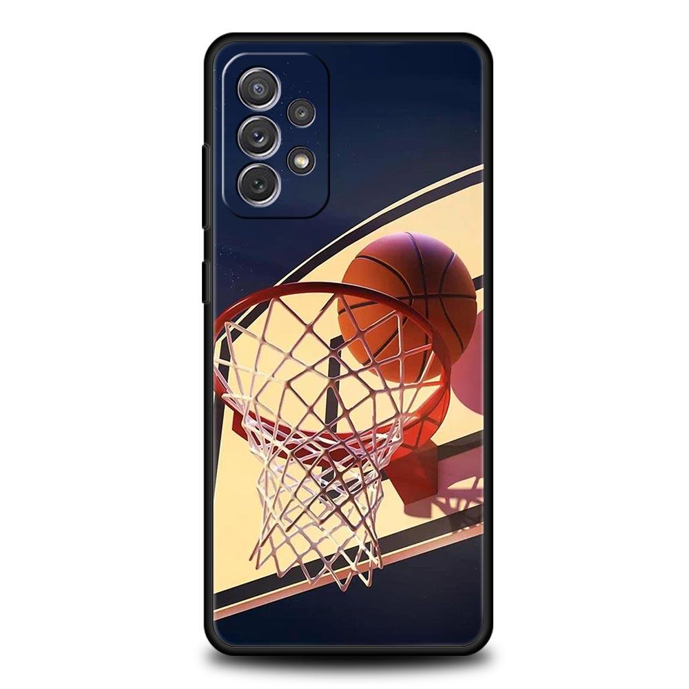 Basketball Basket Number Phone Case For Samsung Galaxy A51 A71 A21S A12 A11 A31 A41 A03 A52 A32 A22 A13 A23 A33 A53 A73 5G Cover