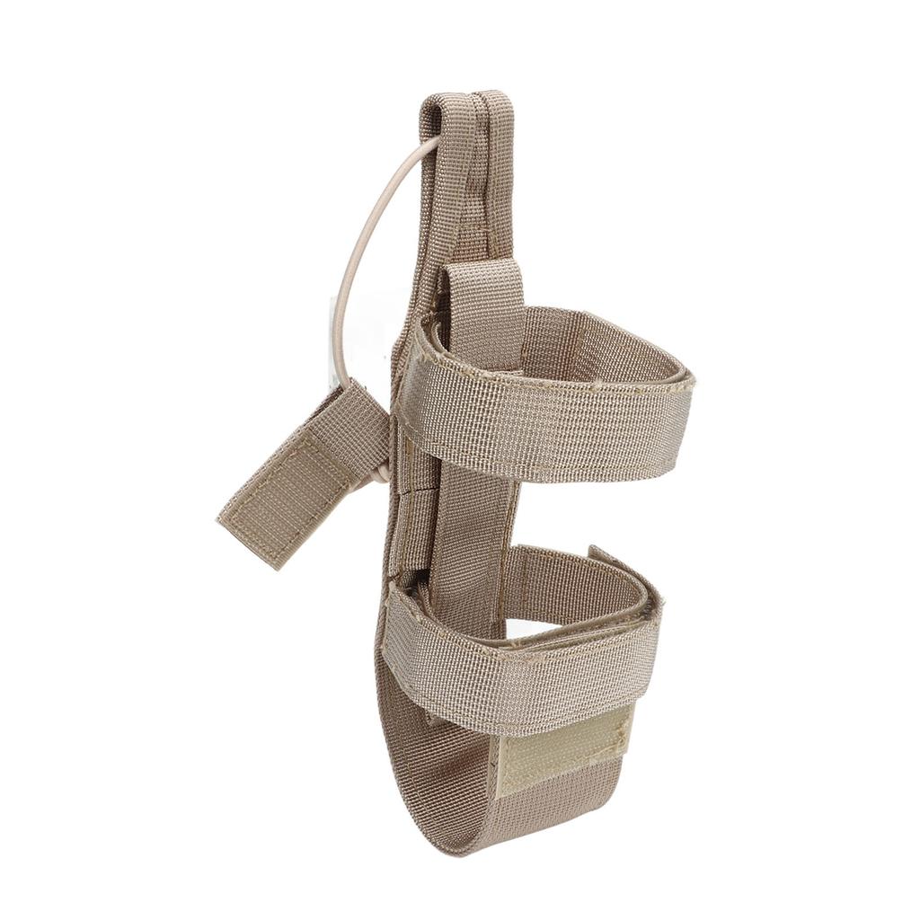 Water Bottle Carrier Camping Hiking Water Bottle Holder Outdoor Adjustable Webbing Kettle Cover Khaki