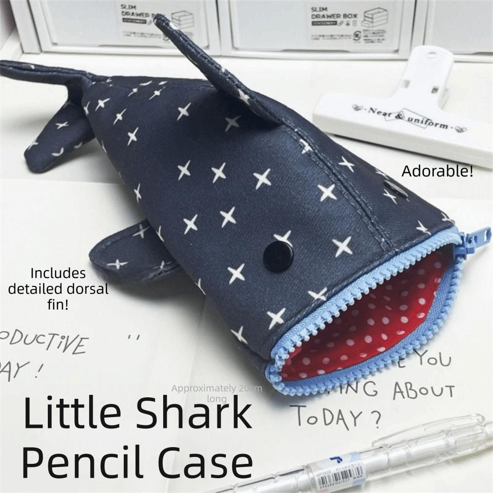 Large Capacity Pencil Pouch Lightweight Pencil Holder Animal Stationery Pouch Student Stationery