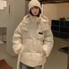 Короткая пуховая хлопковая одежда Женская корейская версия Колледж Свободная Осень и Зима Теплая куртка Хлопковая куртка