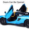 1:32 600LT 765LT Модель Литая из Сплава Машинки Игрушки Украшение Открывающиеся Двери Звук Свет Оттянуть Назад Миниатюрный Транспорт для Детей Идеальный Подарок