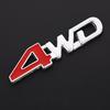 3D Металлическая Наклейка Эмблема 4WD Значок 4X4 Декали для Honda Mitsubishi ASX Outlander Lada CRV Accord Civic Suzuki Grand Vitara Swift