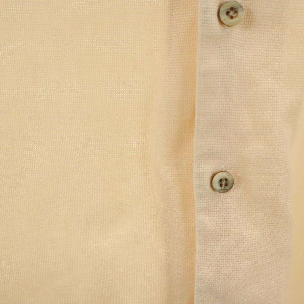 L.L.BEAN Short Sleeve Open Collar Shirt L Pale Orange Outdoors Men's Used