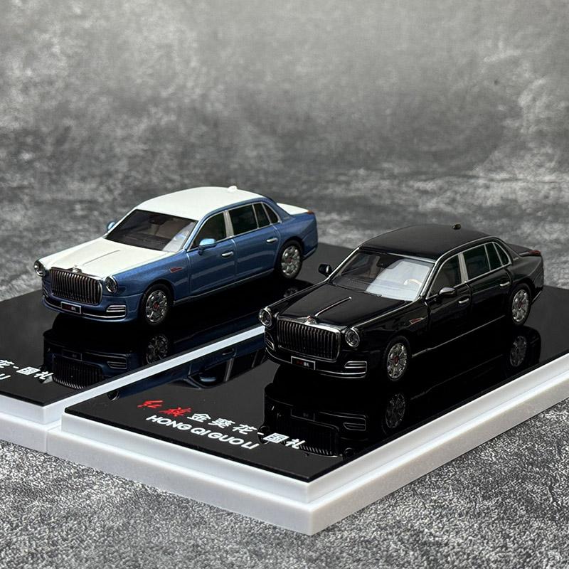 ARbox 1:64 Hongqi Golden Sunflower State Gift Alloy Car Model – Collector's Edition / Ideal for Gifting