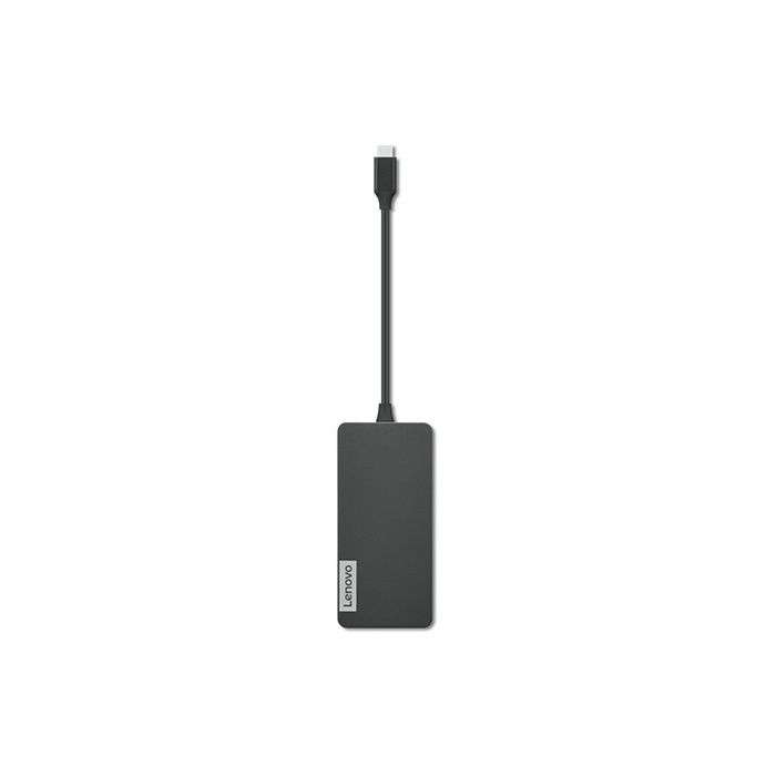 Hub USB Type C - Lenovo - GX90T77924 - 7-en-1 - Gris - USB