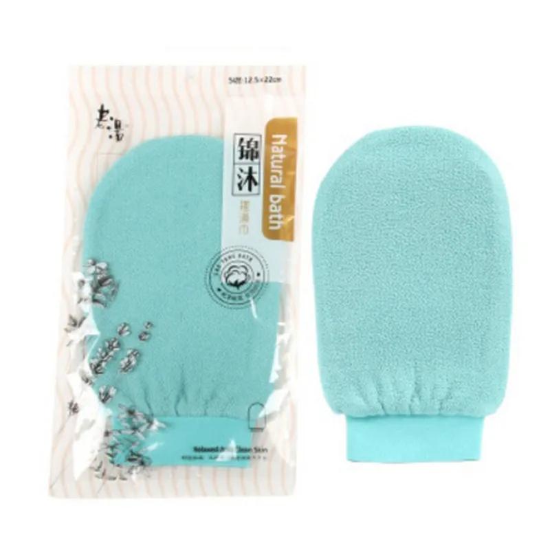 1Pc Shower Spa Exfoliator Two-sided Bath Glove 5colors Body Cleaning Scrub Mitt Rub Dead Skin Removal Bathroom Products